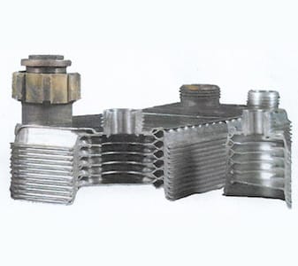 Heat exchanger from boiler