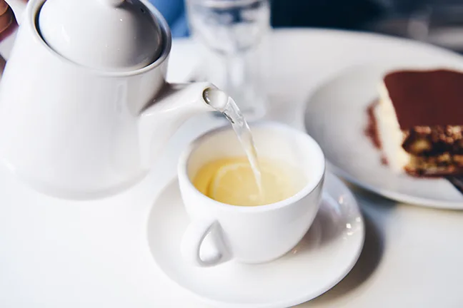 Softened water for better-tasting tea